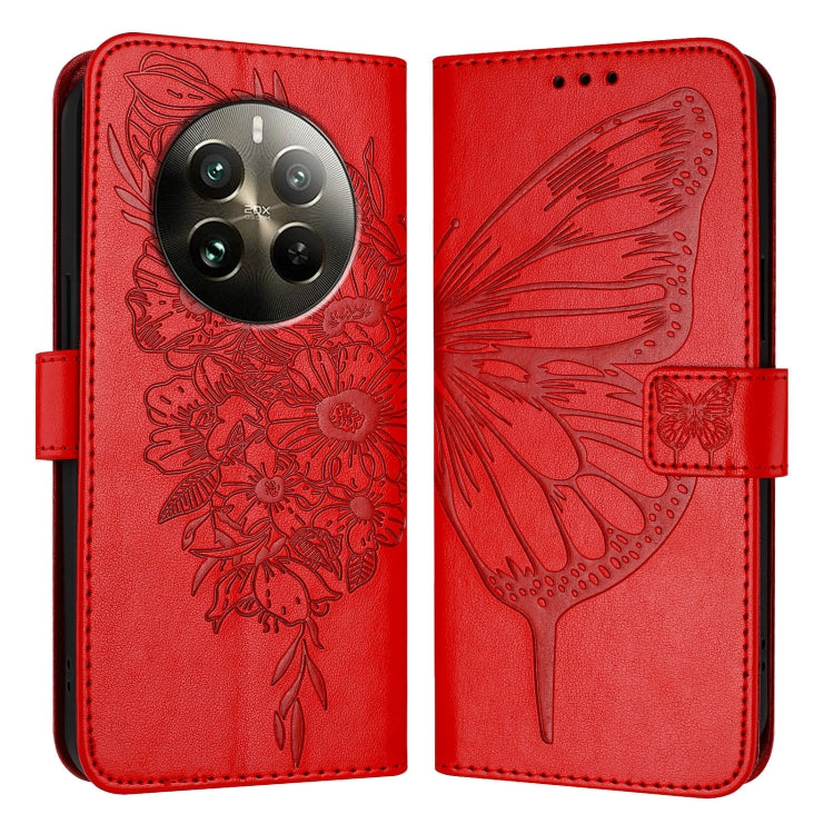 Embossed Butterfly Leather Phone Case, For Realme 12 5G Global, For Realme Note 50 4G Global / C51 4G, For Realme 12 Pro 5G / 12 Pro+ 5G Global, For Realme C67 4G Global, For Realme C67 5G India/Narzo 60x Global, For Realme 11 4G Global                ...
