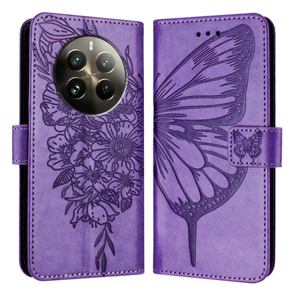 Embossed Butterfly Leather Phone Case, For Realme 12 5G Global, For Realme Note 50 4G Global / C51 4G, For Realme 12 Pro 5G / 12 Pro+ 5G Global, For Realme C67 4G Global, For Realme C67 5G India/Narzo 60x Global, For Realme 11 4G Global                ...