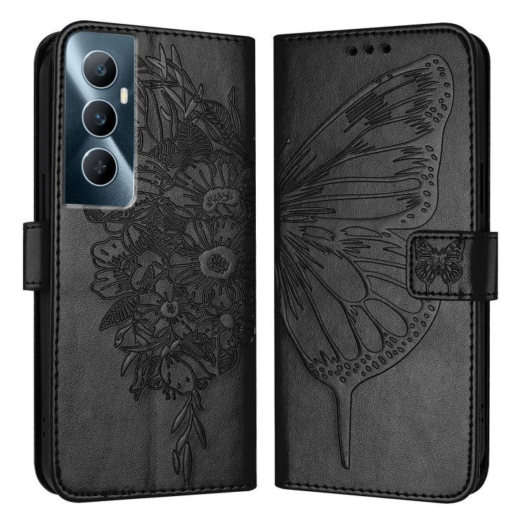 Embossed Butterfly Leather Phone Case, For Realme 12 5G Global, For Realme Note 50 4G Global / C51 4G, For Realme 12 Pro 5G / 12 Pro+ 5G Global, For Realme C67 4G Global, For Realme C67 5G India/Narzo 60x Global, For Realme 11 4G Global                ...