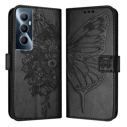 Embossed Butterfly Leather Phone Case, For Realme 12 5G Global, For Realme Note 50 4G Global / C51 4G, For Realme 12 Pro 5G / 12 Pro+ 5G Global, For Realme C67 4G Global, For Realme C67 5G India/Narzo 60x Global, For Realme 11 4G Global                ...