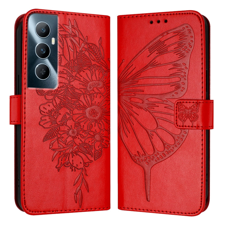Embossed Butterfly Leather Phone Case, For Realme 12 5G Global, For Realme Note 50 4G Global / C51 4G, For Realme 12 Pro 5G / 12 Pro+ 5G Global, For Realme C67 4G Global, For Realme C67 5G India/Narzo 60x Global, For Realme 11 4G Global                ...