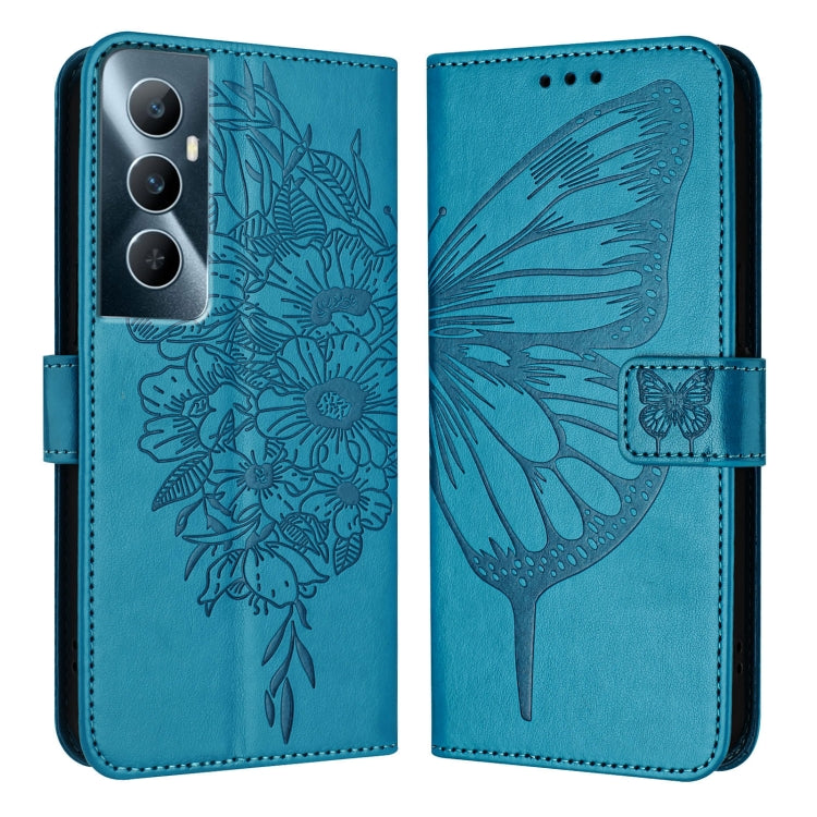 Embossed Butterfly Leather Phone Case, For Realme 12 5G Global, For Realme Note 50 4G Global / C51 4G, For Realme 12 Pro 5G / 12 Pro+ 5G Global, For Realme C67 4G Global, For Realme C67 5G India/Narzo 60x Global, For Realme 11 4G Global                ...