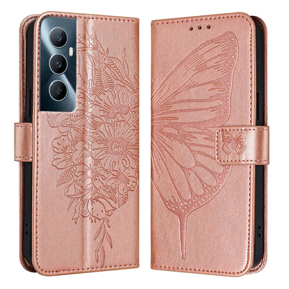 Embossed Butterfly Leather Phone Case, For Realme 12 5G Global, For Realme Note 50 4G Global / C51 4G, For Realme 12 Pro 5G / 12 Pro+ 5G Global, For Realme C67 4G Global, For Realme C67 5G India/Narzo 60x Global, For Realme 11 4G Global                ...