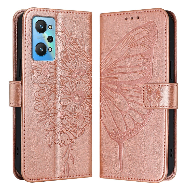 Embossed Butterfly Leather Phone Case, For Realme 10T 5G / 10s 5G / 9i 5G India, For Realme C30 4G/C30s/Narzo 50i Prime, For Realme GT Neo 3T, For Realme V23 / Narzo 50 5G, For Realme C20 / C11 2021 / C21, For Realme C21Y, For Realme C17 / 7i