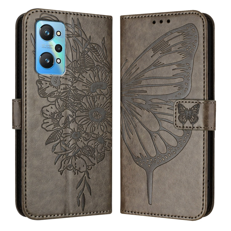 Embossed Butterfly Leather Phone Case, For Realme 10T 5G / 10s 5G / 9i 5G India, For Realme C30 4G/C30s/Narzo 50i Prime, For Realme GT Neo 3T, For Realme V23 / Narzo 50 5G, For Realme C20 / C11 2021 / C21, For Realme C21Y, For Realme C17 / 7i