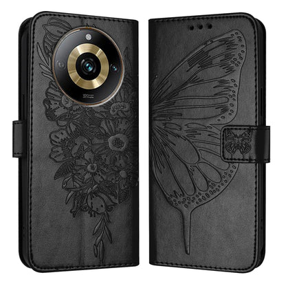 Embossed Butterfly Leather Phone Case, For Realme 12 5G Global, For Realme Note 50 4G Global / C51 4G, For Realme 12 Pro 5G / 12 Pro+ 5G Global, For Realme C67 4G Global, For Realme C67 5G India/Narzo 60x Global, For Realme 11 4G Global                ...