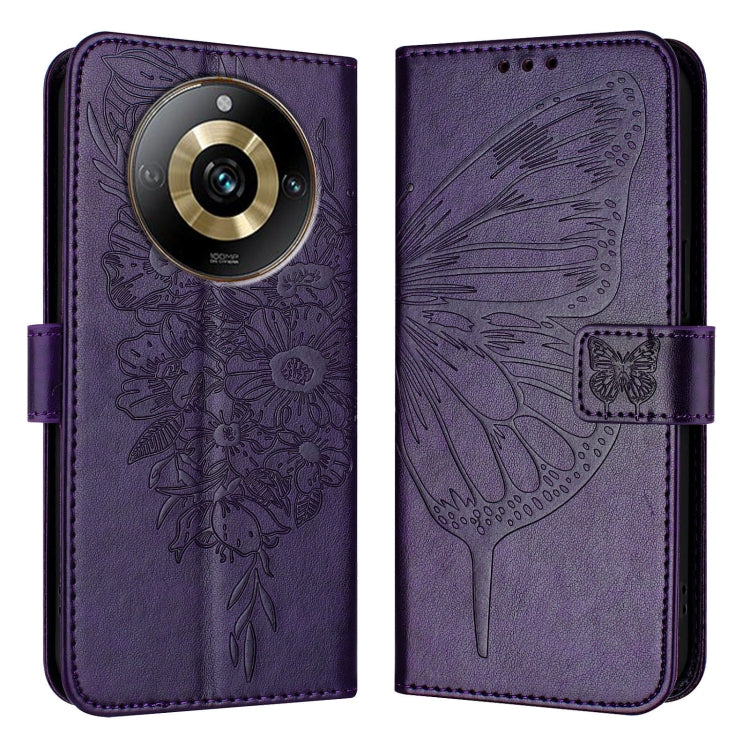 Embossed Butterfly Leather Phone Case, For Realme 12 5G Global, For Realme Note 50 4G Global / C51 4G, For Realme 12 Pro 5G / 12 Pro+ 5G Global, For Realme C67 4G Global, For Realme C67 5G India/Narzo 60x Global, For Realme 11 4G Global                ...