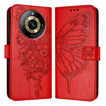 Embossed Butterfly Leather Phone Case, For Realme 12 5G Global, For Realme Note 50 4G Global / C51 4G, For Realme 12 Pro 5G / 12 Pro+ 5G Global, For Realme C67 4G Global, For Realme C67 5G India/Narzo 60x Global, For Realme 11 4G Global                ...