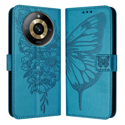 Embossed Butterfly Leather Phone Case, For Realme 12 5G Global, For Realme Note 50 4G Global / C51 4G, For Realme 12 Pro 5G / 12 Pro+ 5G Global, For Realme C67 4G Global, For Realme C67 5G India/Narzo 60x Global, For Realme 11 4G Global                ...