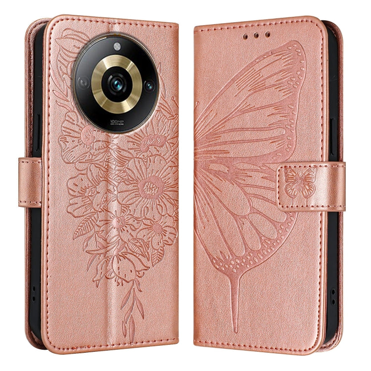 Embossed Butterfly Leather Phone Case, For Realme 12 5G Global, For Realme Note 50 4G Global / C51 4G, For Realme 12 Pro 5G / 12 Pro+ 5G Global, For Realme C67 4G Global, For Realme C67 5G India/Narzo 60x Global, For Realme 11 4G Global                ...