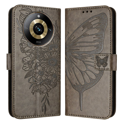 Embossed Butterfly Leather Phone Case, For Realme 12 5G Global, For Realme Note 50 4G Global / C51 4G, For Realme 12 Pro 5G / 12 Pro+ 5G Global, For Realme C67 4G Global, For Realme C67 5G India/Narzo 60x Global, For Realme 11 4G Global                ...
