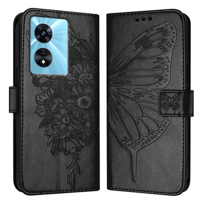 Embossed Butterfly Leather Phone Case, For Realme 10T 5G / 10s 5G / 9i 5G India, For Realme C30 4G/C30s/Narzo 50i Prime, For Realme GT Neo 3T, For Realme V23 / Narzo 50 5G, For Realme C20 / C11 2021 / C21, For Realme C21Y, For Realme C17 / 7i