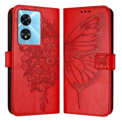 Embossed Butterfly Leather Phone Case, For Realme 10T 5G / 10s 5G / 9i 5G India, For Realme C30 4G/C30s/Narzo 50i Prime, For Realme GT Neo 3T, For Realme V23 / Narzo 50 5G, For Realme C20 / C11 2021 / C21, For Realme C21Y, For Realme C17 / 7i