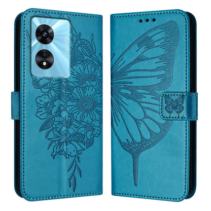 Embossed Butterfly Leather Phone Case, For Realme 10T 5G / 10s 5G / 9i 5G India, For Realme C30 4G/C30s/Narzo 50i Prime, For Realme GT Neo 3T, For Realme V23 / Narzo 50 5G, For Realme C20 / C11 2021 / C21, For Realme C21Y, For Realme C17 / 7i