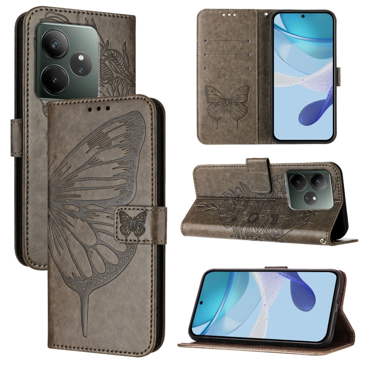 Embossed Butterfly Leather Phone Case, For Realme C71 4G Global, For Realme Neo7 Turbo 5G, For Realme V70 / 14x Global / C75 5G, For Realme Narzo 80 Pro / 14 Pro 5G India, For Realme 14 5G Global / P3 5G India, For Realme 14 Pro+, For Realme 14 Pro    ...