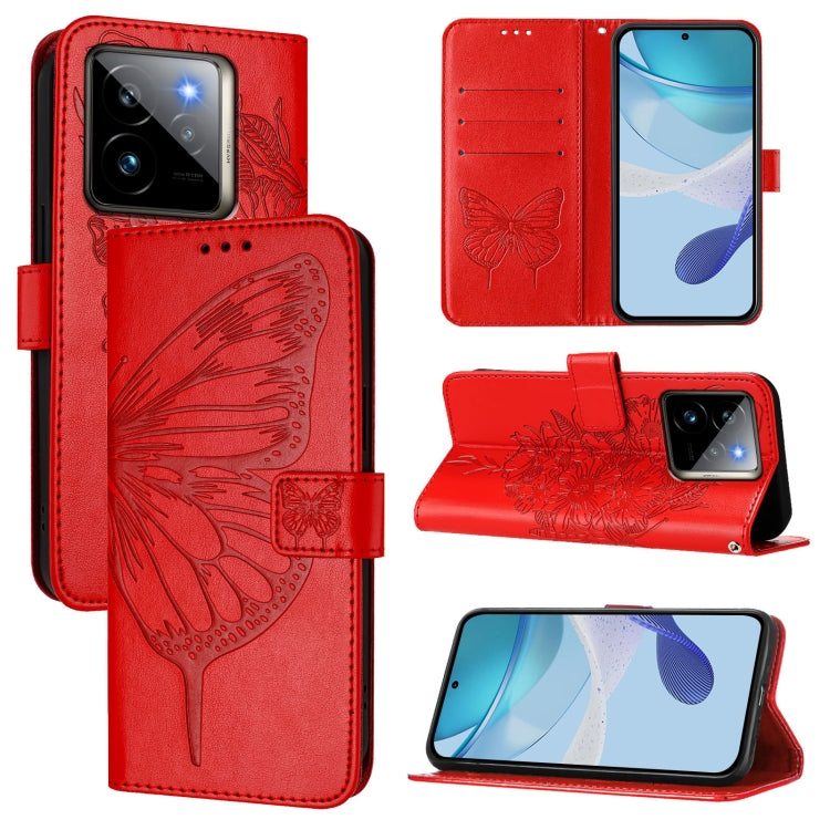 Embossed Butterfly Leather Phone Case, For Realme C71 4G Global, For Realme Neo7 Turbo 5G, For Realme V70 / 14x Global / C75 5G, For Realme Narzo 80 Pro / 14 Pro 5G India, For Realme 14 5G Global / P3 5G India, For Realme 14 Pro+, For Realme 14 Pro    ...