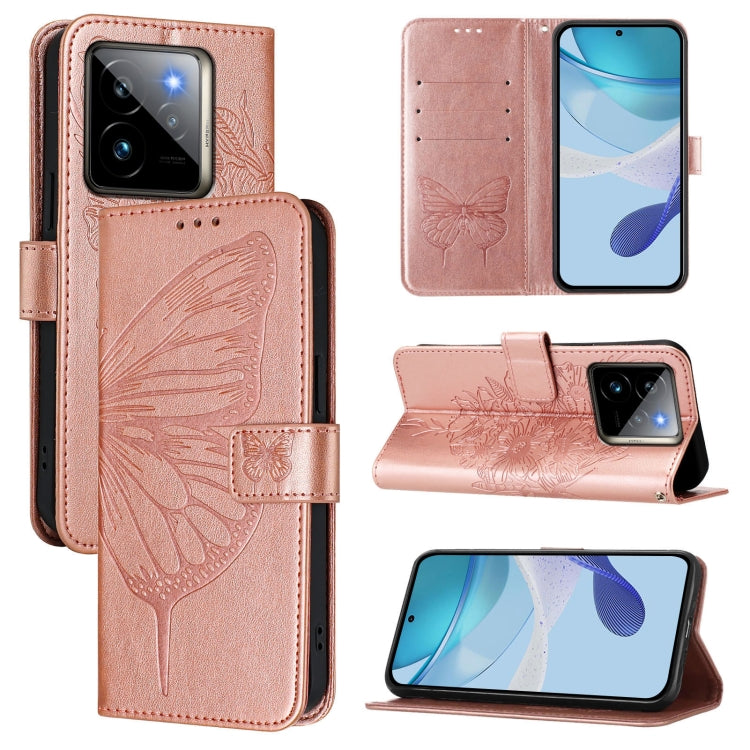 Embossed Butterfly Leather Phone Case, For Realme C71 4G Global, For Realme Neo7 Turbo 5G, For Realme V70 / 14x Global / C75 5G, For Realme Narzo 80 Pro / 14 Pro 5G India, For Realme 14 5G Global / P3 5G India, For Realme 14 Pro+, For Realme 14 Pro    ...