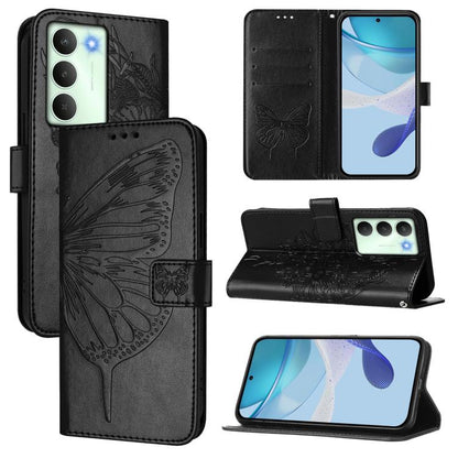 Embossed Butterfly Leather Phone Case, For Realme C71 4G Global, For Realme Neo7 Turbo 5G, For Realme V70 / 14x Global / C75 5G, For Realme Narzo 80 Pro / 14 Pro 5G India, For Realme 14 5G Global / P3 5G India, For Realme 14 Pro+, For Realme 14 Pro    ...