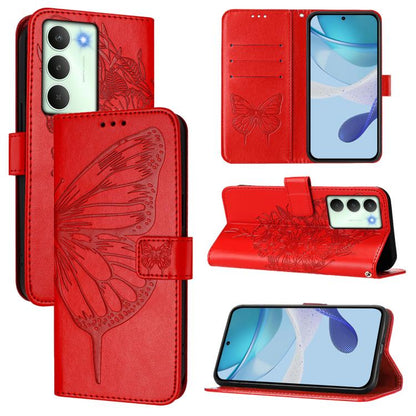 Embossed Butterfly Leather Phone Case, For Realme C71 4G Global, For Realme Neo7 Turbo 5G, For Realme V70 / 14x Global / C75 5G, For Realme Narzo 80 Pro / 14 Pro 5G India, For Realme 14 5G Global / P3 5G India, For Realme 14 Pro+, For Realme 14 Pro    ...