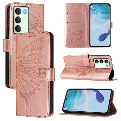 Embossed Butterfly Leather Phone Case, For Realme C71 4G Global, For Realme Neo7 Turbo 5G, For Realme V70 / 14x Global / C75 5G, For Realme Narzo 80 Pro / 14 Pro 5G India, For Realme 14 5G Global / P3 5G India, For Realme 14 Pro+, For Realme 14 Pro    ...