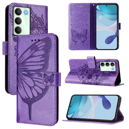 Embossed Butterfly Leather Phone Case, For Realme C71 4G Global, For Realme Neo7 Turbo 5G, For Realme V70 / 14x Global / C75 5G, For Realme Narzo 80 Pro / 14 Pro 5G India, For Realme 14 5G Global / P3 5G India, For Realme 14 Pro+, For Realme 14 Pro    ...