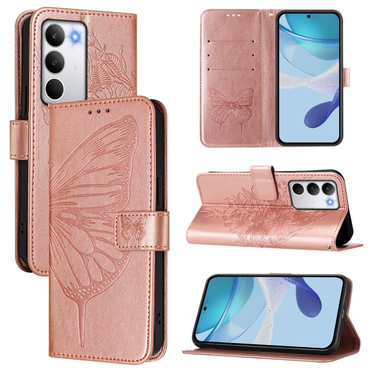 Embossed Butterfly Leather Phone Case, For Realme C71 4G Global, For Realme Neo7 Turbo 5G, For Realme V70 / 14x Global / C75 5G, For Realme Narzo 80 Pro / 14 Pro 5G India, For Realme 14 5G Global / P3 5G India, For Realme 14 Pro+, For Realme 14 Pro    ...