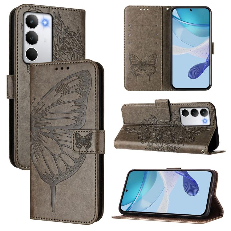 Embossed Butterfly Leather Phone Case, For Realme C71 4G Global, For Realme Neo7 Turbo 5G, For Realme V70 / 14x Global / C75 5G, For Realme Narzo 80 Pro / 14 Pro 5G India, For Realme 14 5G Global / P3 5G India, For Realme 14 Pro+, For Realme 14 Pro    ...