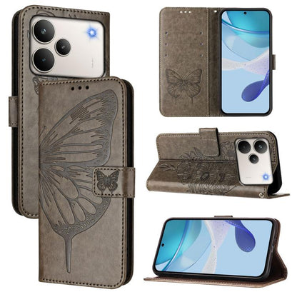 Embossed Butterfly Leather Phone Case, For Realme P4x 5G / OnePlus Nord CE6 Lite, For Realme 16T 5G Global, For Realme C100 5G / C85 5G Global, For Realme 16 Pro+ 5G Global, For Realme 16 Pro 5G Global, For Realme Note 70 4G / 70T 4G                   ...