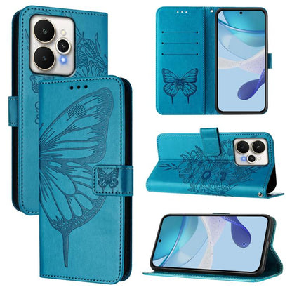 Embossed Butterfly Leather Phone Case, For Realme P4x 5G / OnePlus Nord CE6 Lite, For Realme 16T 5G Global, For Realme C100 5G / C85 5G Global, For Realme 16 Pro+ 5G Global, For Realme 16 Pro 5G Global, For Realme Note 70 4G / 70T 4G                   ...