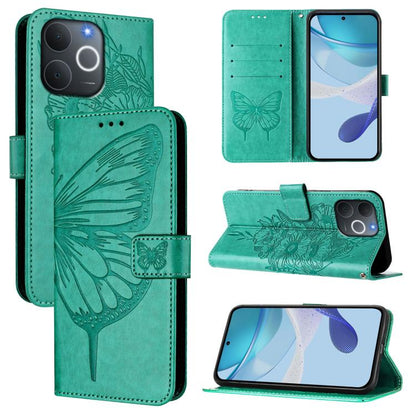 Embossed Butterfly Leather Phone Case, For Realme P4x 5G / OnePlus Nord CE6 Lite, For Realme 16T 5G Global, For Realme C100 5G / C85 5G Global, For Realme 16 Pro+ 5G Global, For Realme 16 Pro 5G Global, For Realme Note 70 4G / 70T 4G                   ...