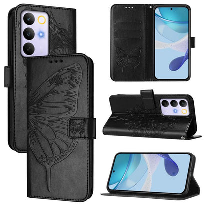 Embossed Butterfly Leather Phone Case, For Realme P4x 5G / OnePlus Nord CE6 Lite, For Realme 16T 5G Global, For Realme C100 5G / C85 5G Global, For Realme 16 Pro+ 5G Global, For Realme 16 Pro 5G Global, For Realme Note 70 4G / 70T 4G                   ...