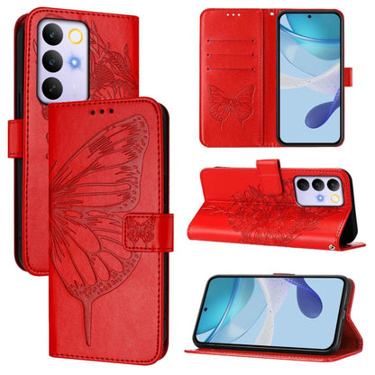 Embossed Butterfly Leather Phone Case, For Realme P4x 5G / OnePlus Nord CE6 Lite, For Realme 16T 5G Global, For Realme C100 5G / C85 5G Global, For Realme 16 Pro+ 5G Global, For Realme 16 Pro 5G Global, For Realme Note 70 4G / 70T 4G                   ...