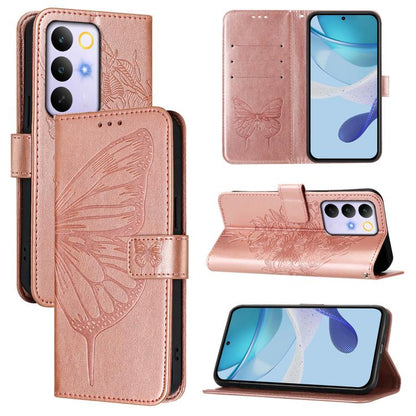 Embossed Butterfly Leather Phone Case, For Realme P4x 5G / OnePlus Nord CE6 Lite, For Realme 16T 5G Global, For Realme C100 5G / C85 5G Global, For Realme 16 Pro+ 5G Global, For Realme 16 Pro 5G Global, For Realme Note 70 4G / 70T 4G                   ...