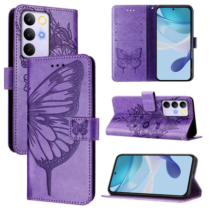 Embossed Butterfly Leather Phone Case, For Realme P4x 5G / OnePlus Nord CE6 Lite, For Realme 16T 5G Global, For Realme C100 5G / C85 5G Global, For Realme 16 Pro+ 5G Global, For Realme 16 Pro 5G Global, For Realme Note 70 4G / 70T 4G                   ...