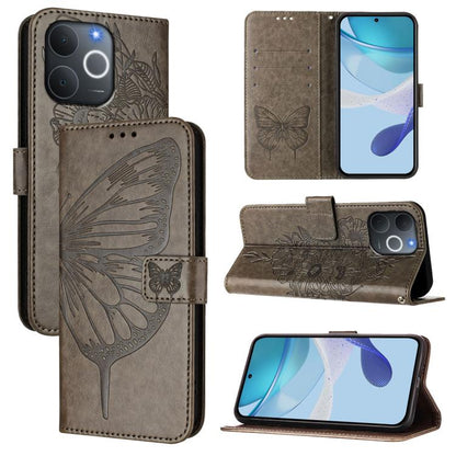 Embossed Butterfly Leather Phone Case, For Realme P4x 5G / OnePlus Nord CE6 Lite, For Realme 16T 5G Global, For Realme C100 5G / C85 5G Global, For Realme 16 Pro+ 5G Global, For Realme 16 Pro 5G Global, For Realme Note 70 4G / 70T 4G                   ...