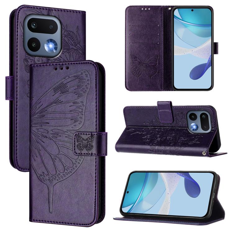 Embossed Butterfly Leather Phone Case, For Realme P4x 5G / OnePlus Nord CE6 Lite, For Realme 16T 5G Global, For Realme C100 5G / C85 5G Global, For Realme 16 Pro+ 5G Global, For Realme 16 Pro 5G Global, For Realme Note 70 4G / 70T 4G                   ...