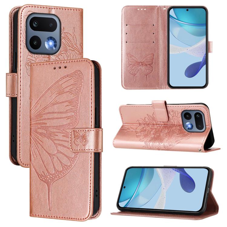 Embossed Butterfly Leather Phone Case, For Realme P4x 5G / OnePlus Nord CE6 Lite, For Realme 16T 5G Global, For Realme C100 5G / C85 5G Global, For Realme 16 Pro+ 5G Global, For Realme 16 Pro 5G Global, For Realme Note 70 4G / 70T 4G                   ...