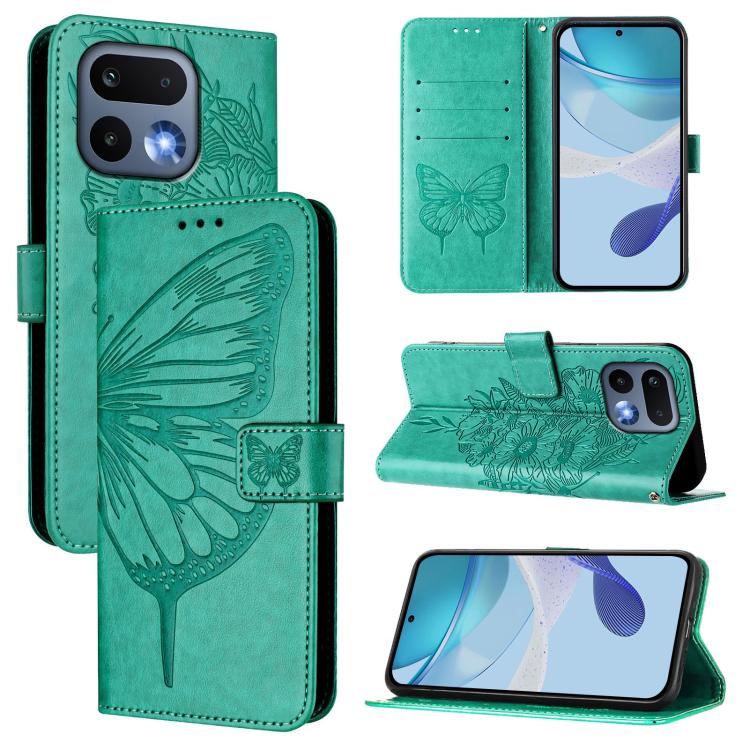 Embossed Butterfly Leather Phone Case, For Realme P4x 5G / OnePlus Nord CE6 Lite, For Realme 16T 5G Global, For Realme C100 5G / C85 5G Global, For Realme 16 Pro+ 5G Global, For Realme 16 Pro 5G Global, For Realme Note 70 4G / 70T 4G                   ...