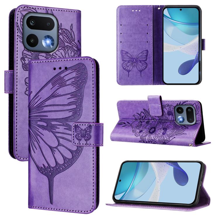 Embossed Butterfly Leather Phone Case, For Realme P4x 5G / OnePlus Nord CE6 Lite, For Realme 16T 5G Global, For Realme C100 5G / C85 5G Global, For Realme 16 Pro+ 5G Global, For Realme 16 Pro 5G Global, For Realme Note 70 4G / 70T 4G                   ...