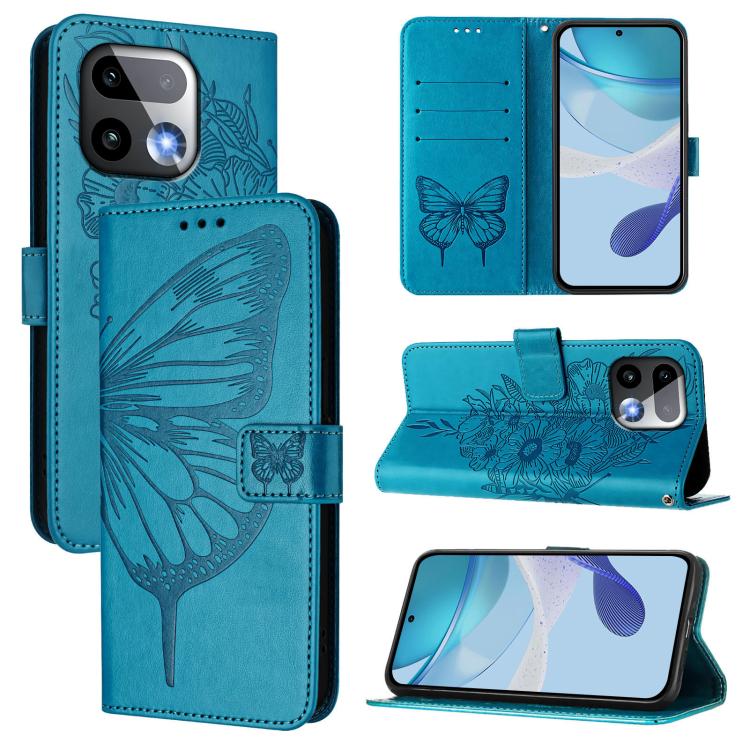 Embossed Butterfly Leather Phone Case, For Realme P4x 5G / OnePlus Nord CE6 Lite, For Realme 16T 5G Global, For Realme C100 5G / C85 5G Global, For Realme 16 Pro+ 5G Global, For Realme 16 Pro 5G Global, For Realme Note 70 4G / 70T 4G                   ...