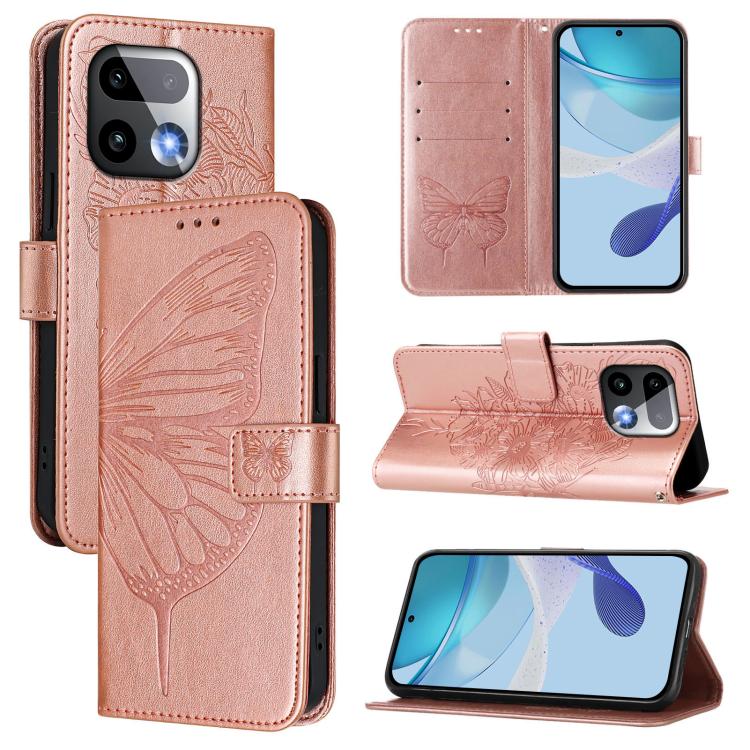 Embossed Butterfly Leather Phone Case, For Realme P4x 5G / OnePlus Nord CE6 Lite, For Realme 16T 5G Global, For Realme C100 5G / C85 5G Global, For Realme 16 Pro+ 5G Global, For Realme 16 Pro 5G Global, For Realme Note 70 4G / 70T 4G                   ...