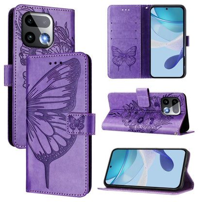 Embossed Butterfly Leather Phone Case, For Realme P4x 5G / OnePlus Nord CE6 Lite, For Realme 16T 5G Global, For Realme C100 5G / C85 5G Global, For Realme 16 Pro+ 5G Global, For Realme 16 Pro 5G Global, For Realme Note 70 4G / 70T 4G                   ...