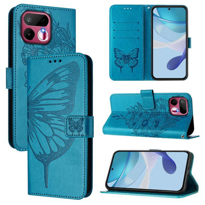 Embossed Butterfly Leather Phone Case, For Realme P4x 5G / OnePlus Nord CE6 Lite, For Realme 16T 5G Global, For Realme C100 5G / C85 5G Global, For Realme 16 Pro+ 5G Global, For Realme 16 Pro 5G Global, For Realme Note 70 4G / 70T 4G                   ...