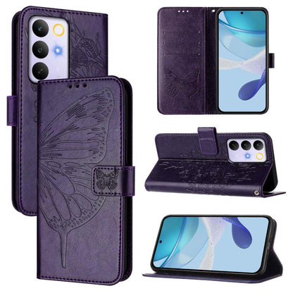 Embossed Butterfly Leather Phone Case, For Realme P4x 5G / OnePlus Nord CE6 Lite, For Realme 16T 5G Global, For Realme C100 5G / C85 5G Global, For Realme 16 Pro+ 5G Global, For Realme 16 Pro 5G Global, For Realme Note 70 4G / 70T 4G                   ...