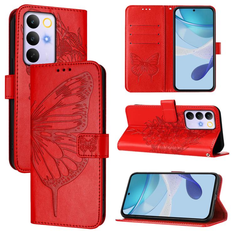 Embossed Butterfly Leather Phone Case, For Realme P4x 5G / OnePlus Nord CE6 Lite, For Realme 16T 5G Global, For Realme C100 5G / C85 5G Global, For Realme 16 Pro+ 5G Global, For Realme 16 Pro 5G Global, For Realme Note 70 4G / 70T 4G                   ...