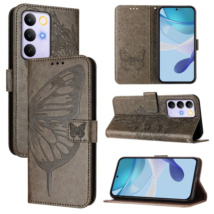 Embossed Butterfly Leather Phone Case, For Realme P4x 5G / OnePlus Nord CE6 Lite, For Realme 16T 5G Global, For Realme C100 5G / C85 5G Global, For Realme 16 Pro+ 5G Global, For Realme 16 Pro 5G Global, For Realme Note 70 4G / 70T 4G                   ...