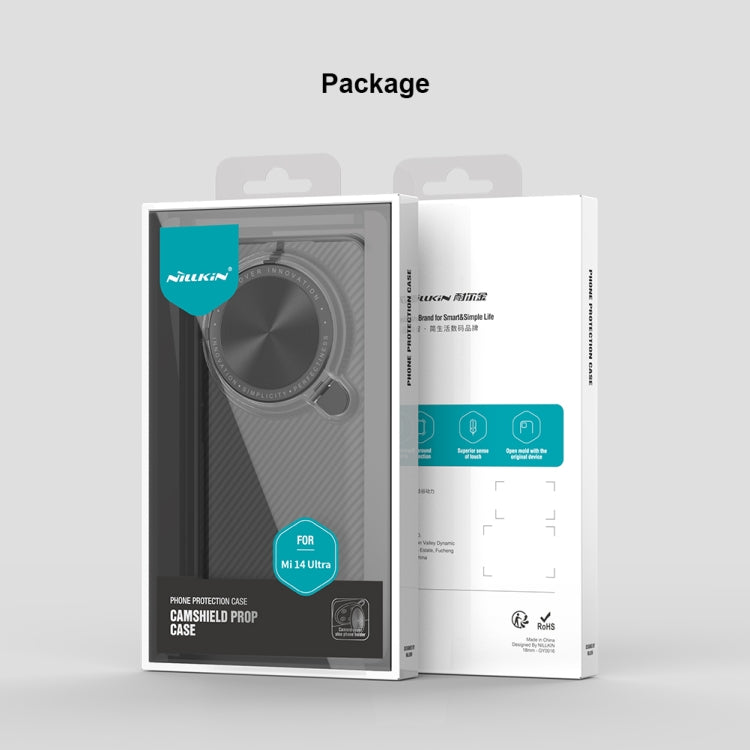 NILLKIN CamShield Prop Clear Version PC Phone Case, For Xiaomi 14 Ultra