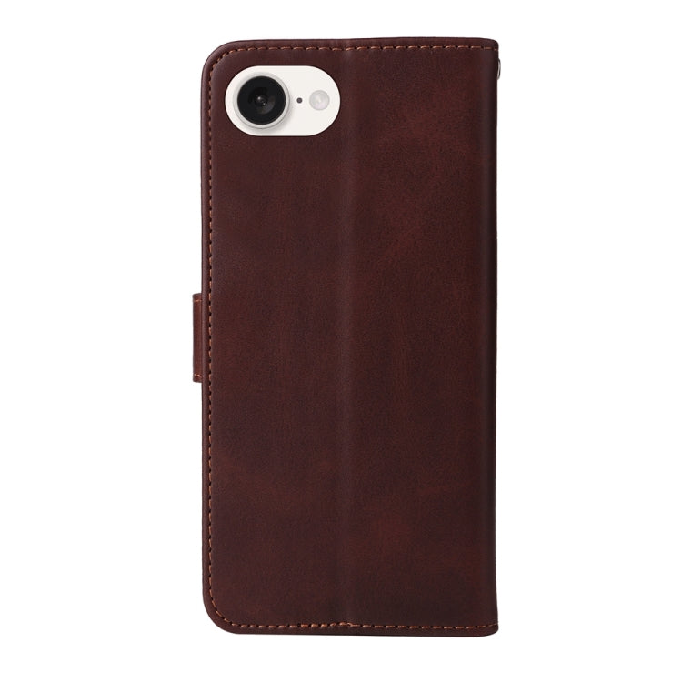 Classic Calf Texture Flip Leather Phone Case, For iPhone 17e / 16e, For iPhone 17 Pro Max, For iPhone 17 Pro, For iPhone 17, For iPhone Air, For iPhone 16 Pro Max, For iPhone 16 Pro, For iPhone 16 Plus, For iPhone 16