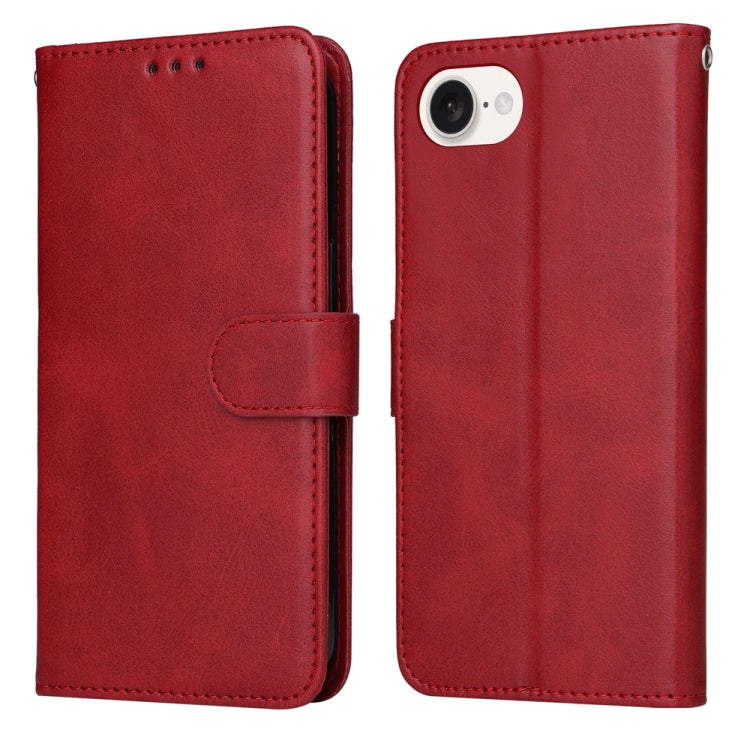 Classic Calf Texture Flip Leather Phone Case, For iPhone 17e / 16e, For iPhone 17 Pro Max, For iPhone 17 Pro, For iPhone 17, For iPhone Air, For iPhone 16 Pro Max, For iPhone 16 Pro, For iPhone 16 Plus, For iPhone 16