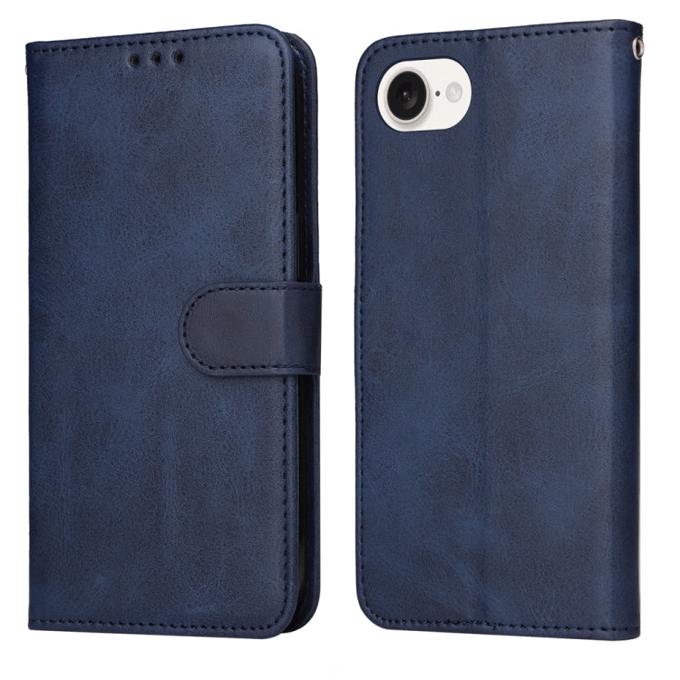 Classic Calf Texture Flip Leather Phone Case, For iPhone 17e / 16e, For iPhone 17 Pro Max, For iPhone 17 Pro, For iPhone 17, For iPhone Air, For iPhone 16 Pro Max, For iPhone 16 Pro, For iPhone 16 Plus, For iPhone 16